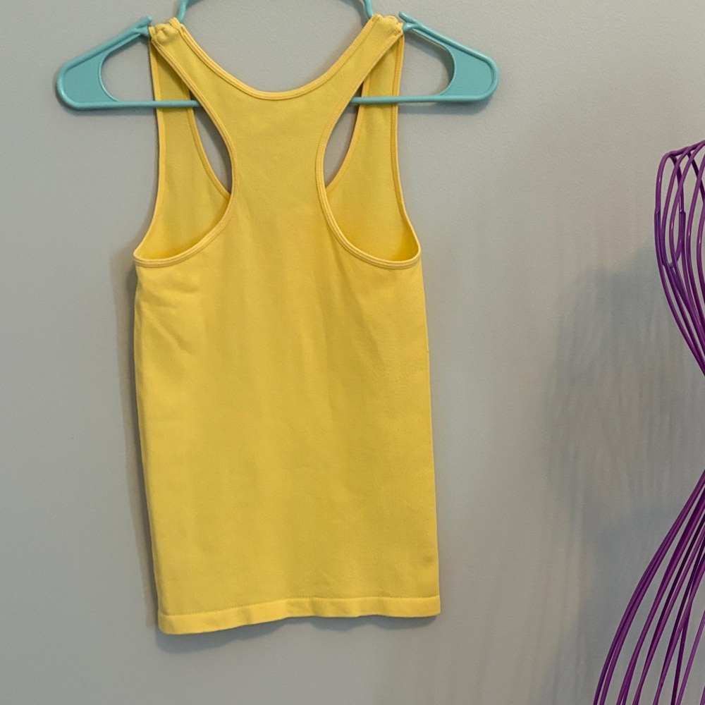 Active Basic Yellow Tank Top - Picture 6 of 6